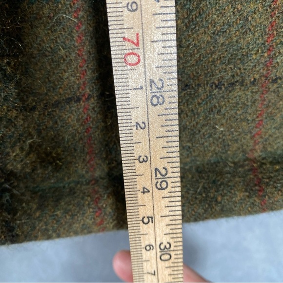 VTG Woolrich Green Plaid 16613 Men's Wool Quilted Lined Full Zip Outdoor Jacket - Picture 4 of 10